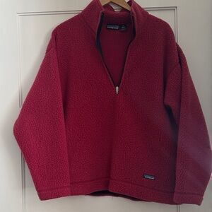 Patagonia Crimson Half-Zip Fleece